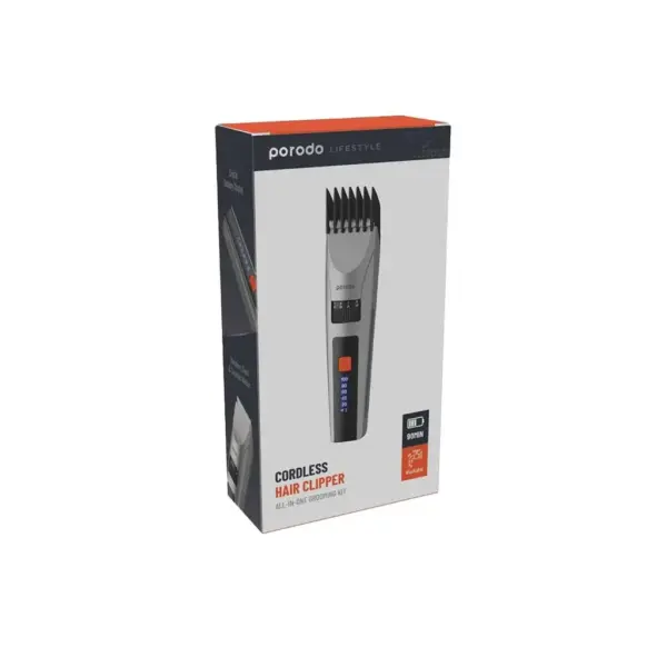 PORODO CORDLESS HAIR CLIPPER | ALL-IN-ONE GROOMING KIT